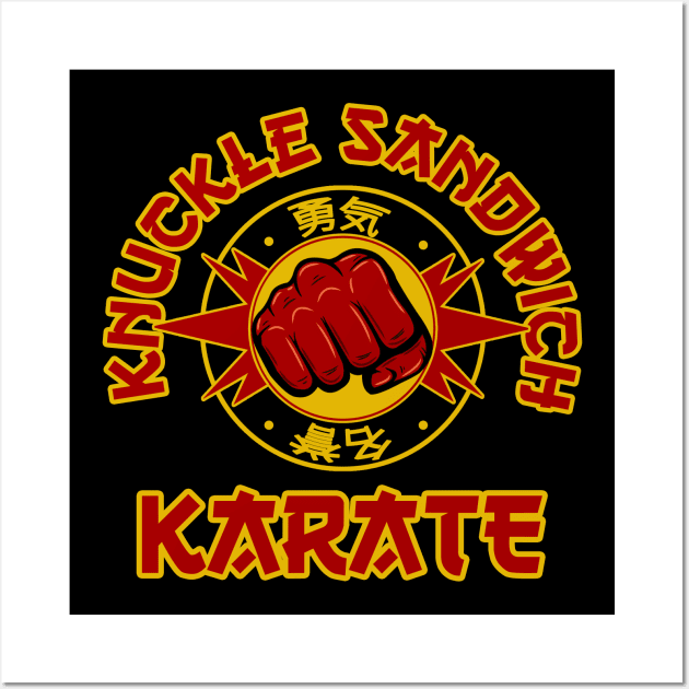 Knuckle Sandwich Karate Wall Art by SimonBreeze